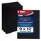 9 X 12 Inch Black Professional Art Canvas Board Panels 6 Pack - 8 Ounce Heavyweight Cotton Acid Free Canvases for Painting Acrylics and Watercolor (1 Case of 6 Single Canvas Painting Panels)
